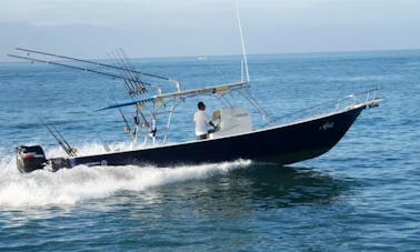 Excursão privada às Ilhas Marietas (mergulho e snorkeling) em um barco com console central!