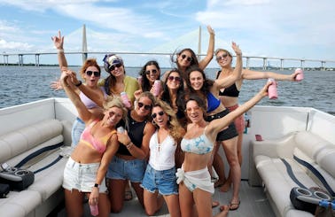 #1 Party Boat 35' Catamaran in Charleston 24 people to the beach