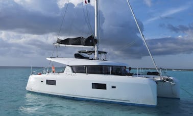 Catamarán Lagoon de lujo de 40 pies. Visita el Cielo, Cozumel