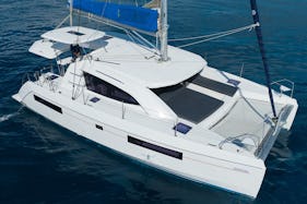 40' Leopard Luxury Catamaran All-Inclusive Charter in Playa del Carmen.