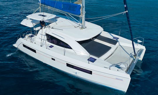 40' Leopard Luxury Catamaran All-Inclusive Charter in Tulum.