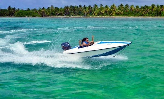 For groups speedboat in the beautiful Punta Cana
