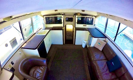 Pearson Yacht inside view