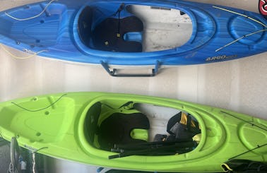 10ft Green Pelican Kayak in Ames/Ada Hayden SW Ramp