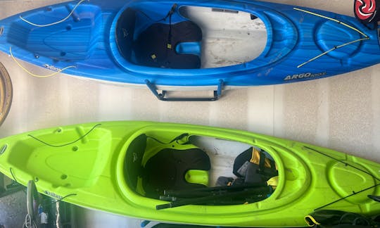 10ft Green Pelican Kayak in Ames/Ada Hayden SW Ramp