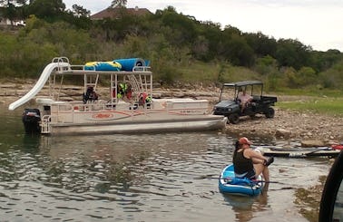 30ft Aloha Pontoon with Slide 20 passenger for Rent in Canyon Lake, Texas