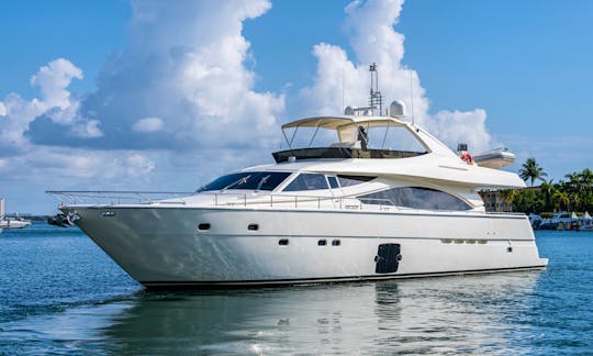Stunning 2005 83' Ferretti Luxury Yacht in Miami Florida