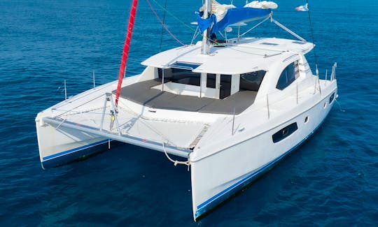 44' Leopard Catamaran All-Inclusive Charter in Tulum Beach.