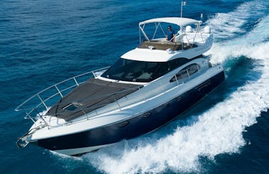 50' Azimut All-Inclusive Yacht Charter in Playa del Carmen.