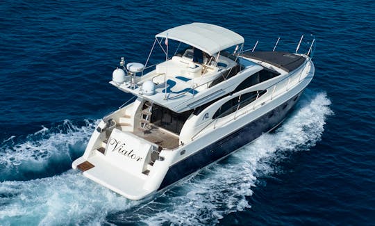 50' Azimut All-Inclusive Yacht Charter in Tulum.