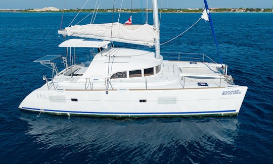 Croisière tout compris en catamaran de luxe de 38 minutes sur la plage de Tulum.