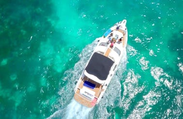 Nauti, Sea Ray Fly Beach 45 Motor Yacht for Rent in Cancún, México