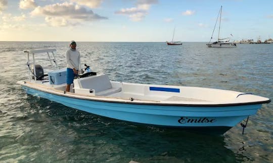 Flat Fishing for 2 Person in San Pedro, Belize