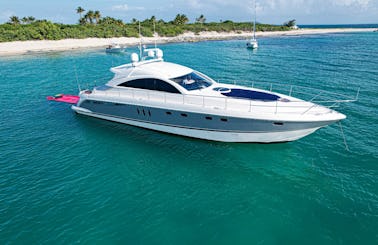 Stylish luxury yacht