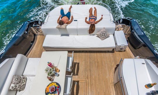 74' Sunseeker Predator Luxury Yacht in Miami Florida