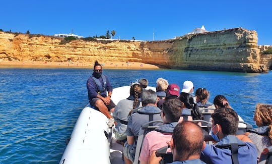 Capelli 900 RIB Rental for Cave and Dolphin Tour in Albufeira, Faro