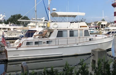 Charter this 46ft Grand Banks in St. Simon's, Jekyll, or St. Mary's, GA