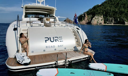 Alquiler de megayates Leopard de 27 m de potencia en Marigot