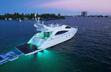 Luxury Aicon 65ft - 1 Hr Free Jetski Rental in Miami, Florida