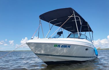21ft Chris Craft Deck Boat Rental in Cape Coral, Florida