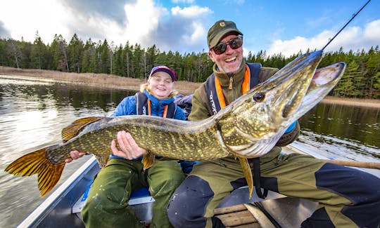Pike Fishing with Guide near Gothenburg, Sweden