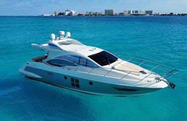 Amazing and Luxury Azimut 43 ft with Floaties in Cancun! Run by Owner