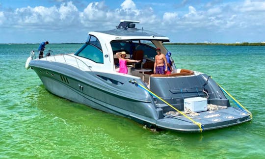 55ft Sea Ray Sundancer Motor Yacht for Up To 18 Pax in Cancún, Quintana Roo
