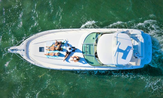 Cruise on a beautiful 51ft SeaRay Sundancer from the heart of Miami Beach