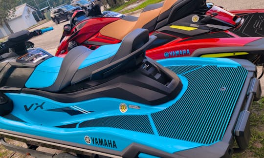 2hr free w/8hr rental 2022 Fast New Yamaha Waverunner in Clearwater, Florida