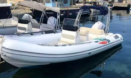 Semi Rigid Inflatable Boat for 14 People Ready to Hire in Martigues, France