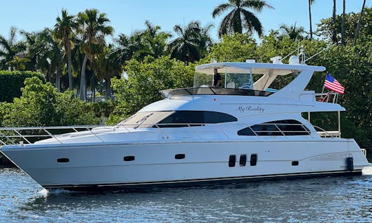 Beautiful Luxury Yacht | 65ft Neptunus Motor Yacht for Charter in Palm Beach and surrounding areas.