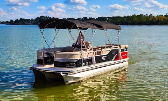 Avalon Pontoon for 12 people available on Lake Conroe in Montgomery, Texas