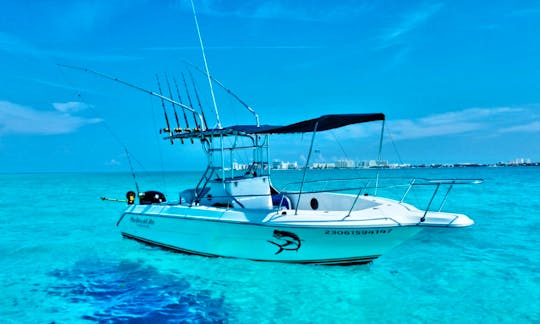 Poseidon 23 ft Fishing Boat with authority in Cancún Quintana Roo