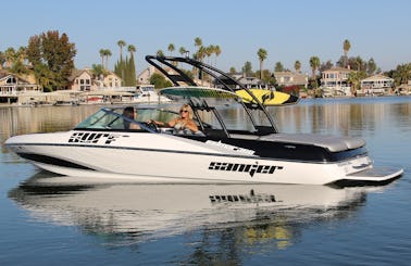 Brand New 2023 Sanger V237-S on Lake Tahoe. Wakeboard, Surf, and Tube