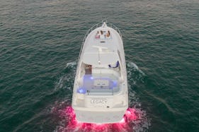 Cruise on a beautiful 51ft SeaRay Sundancer from the heart of Miami Beach