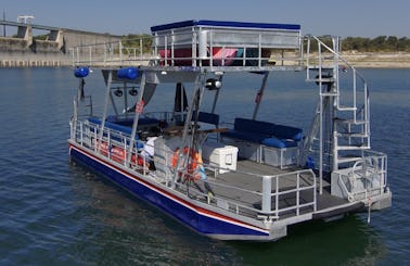 34' - Double Decker Party Barge (Lake Travis) 25 passengers + Captain