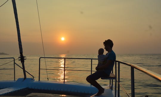 3- Hour Private Sunset Cruise in Mirissa, Sri Lanka (No bareboat charter)