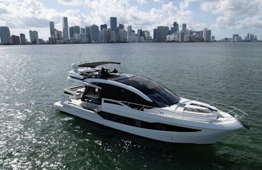 Galeon 65 Sundeck Power Mega Yacht Rental in Miami Beach, Florida
