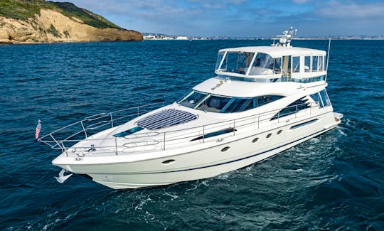 Fairline 59' Motor Yacht Charter In San Diego Bay