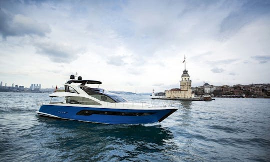 Amazing 78ft Motor Yacht for tour for special events in Istanbul/Turkey B6