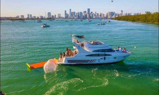 Yacht Dreams Come True: 50' Carver Party Boat with Free Jetski