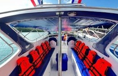 Rental speedboat 1 engine (2-10 persons)  for day trip 1 Krabi