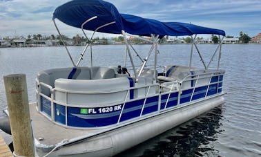 Bentley Pontoon-Double Bimini Boat for Rent in Riverview