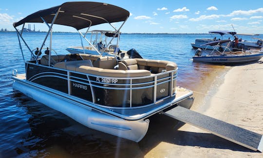 Luxurious 21ft Harris Pontoon for rent in Riverview, Florida