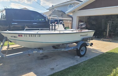 Affordable 13.5 Center Console Great Little Fishing Boat for 2 in Merritt Island, Florida