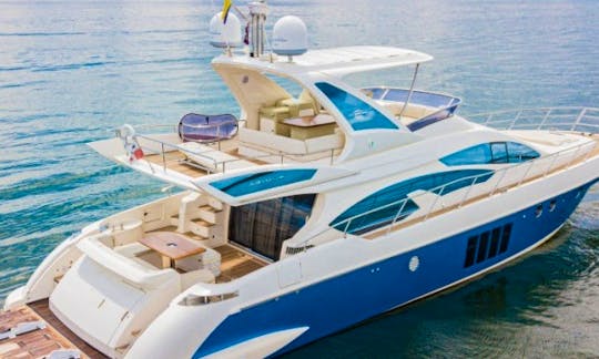 66ft Azimut Luxury Yacht Charter in North Bay Village Florida