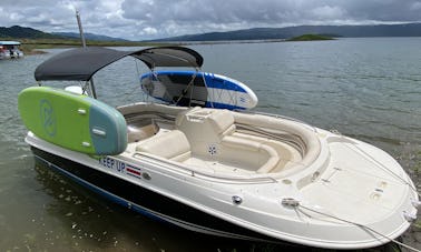 Benningto RL210 Deck Boat for Rent at Lake Arenal Volcano, Costa Rica
