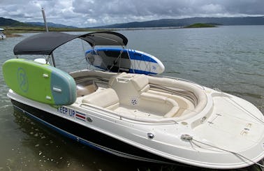 Benningto RL210 Deck Boat for Rent at Lake Arenal Volcano, Costa Rica