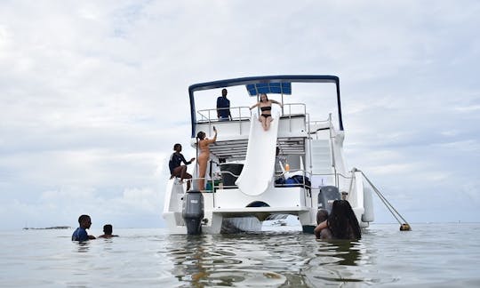 🛥🔥VIP LUXURY PRIVATE Catamaran for large groups party in Punta Cana🛥️💃🏾🎉🎶🍻