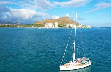Hawaii's Best Sunset Cruise. Luxury Diamond Head Sunset Sail Elite 50' Luxury Yacht. Kids under 6 Sail Free